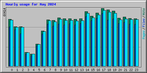 Hourly usage for May 2024